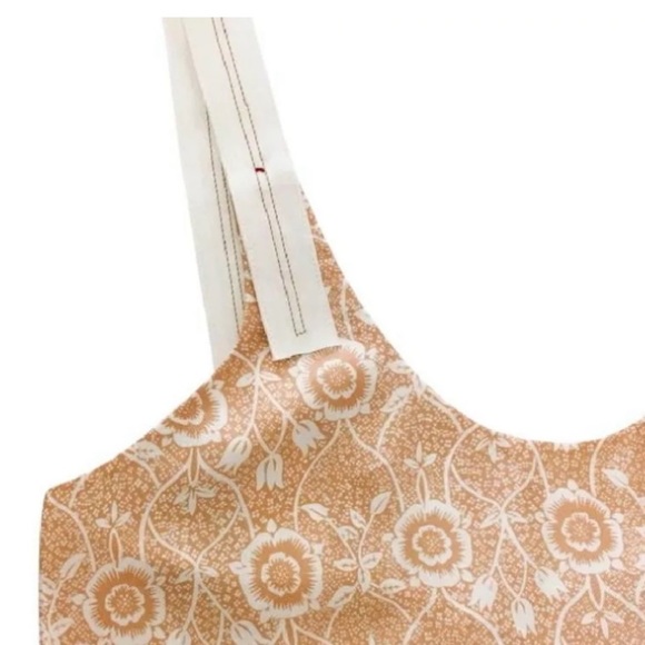 $345 Helmut Lang Silk Tank XS Vintage Italian Ornamental Peach Unfinished Straps - Picture 7 of 16